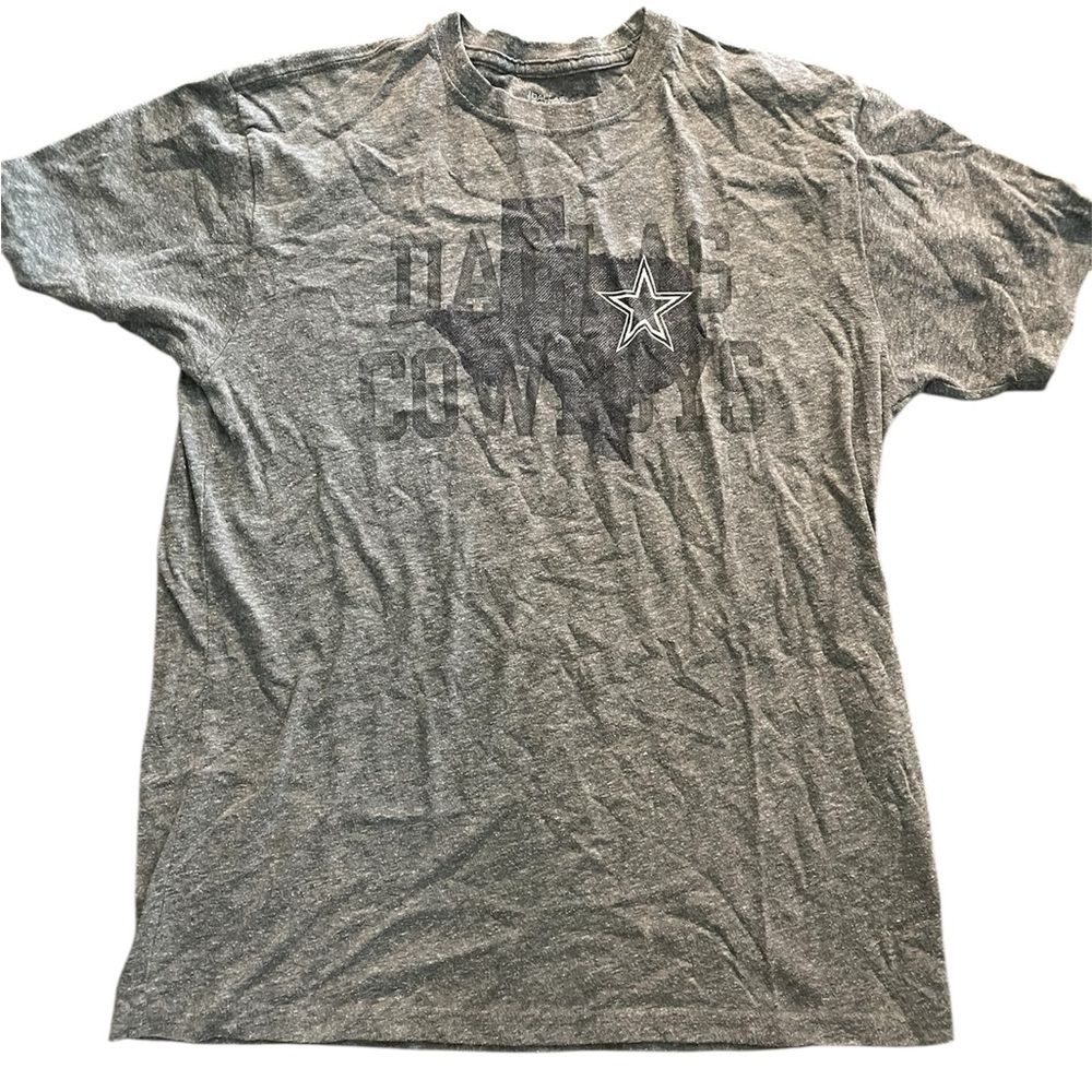 NFL Dallas Cowboys Large Gray T-Shirt